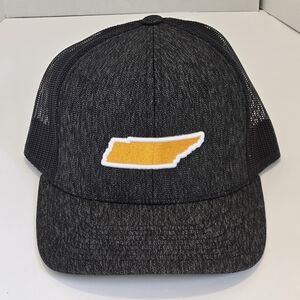 Pacific Headwear Style 110c OSFA Black Mesh Cap With Orange Tennessee State
